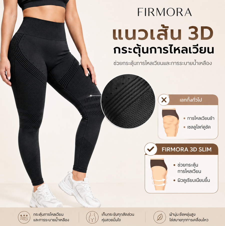 เทคโนโลยี 3D ช่วยส่งเสริมการไหลเวียน ผิวดูเรียบเนียน